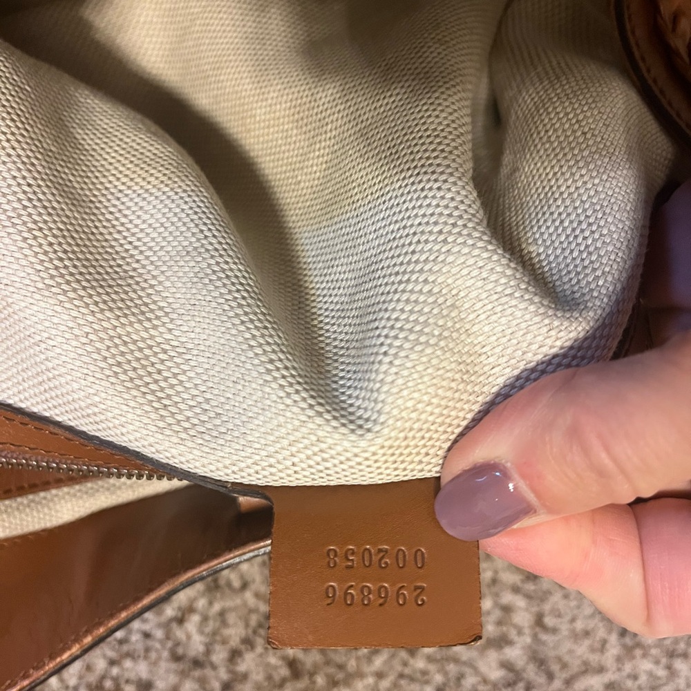 Gucci Beige and Brown Shoulder Bag - Picture 12 of 14